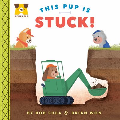 This pup is stuck